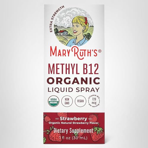 MARYRUTH'S B12 spray B Corp certification emblem signaling responsible sourcing.