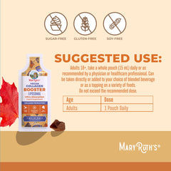 MaryRuth's Collagen Booster Liposomal glass ready to enjoy skin-supporting nutrition