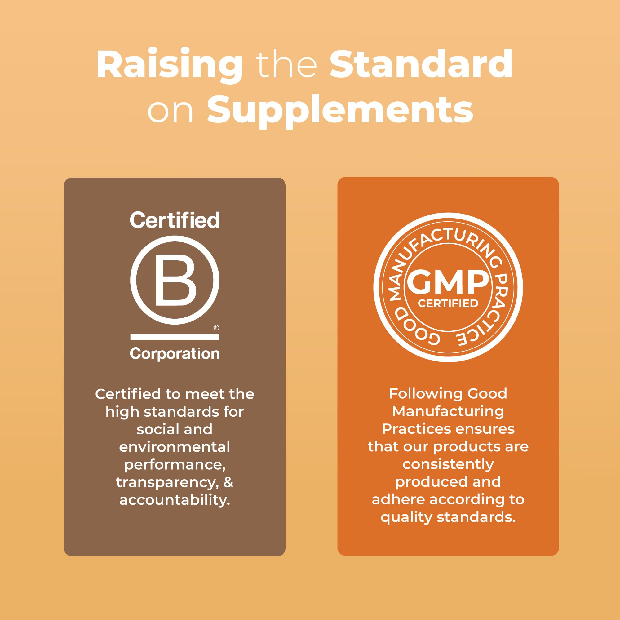 MaryRuth's booster ingredient panel highlights vegan, non-GMO formula.