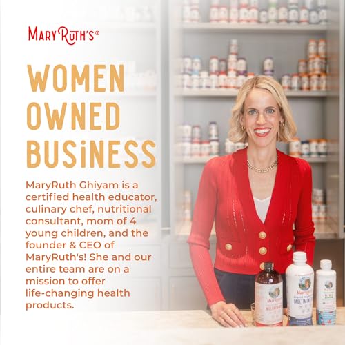 Vegan and gluten-free icons on MaryRuth's Collagen Booster Liposomal packaging