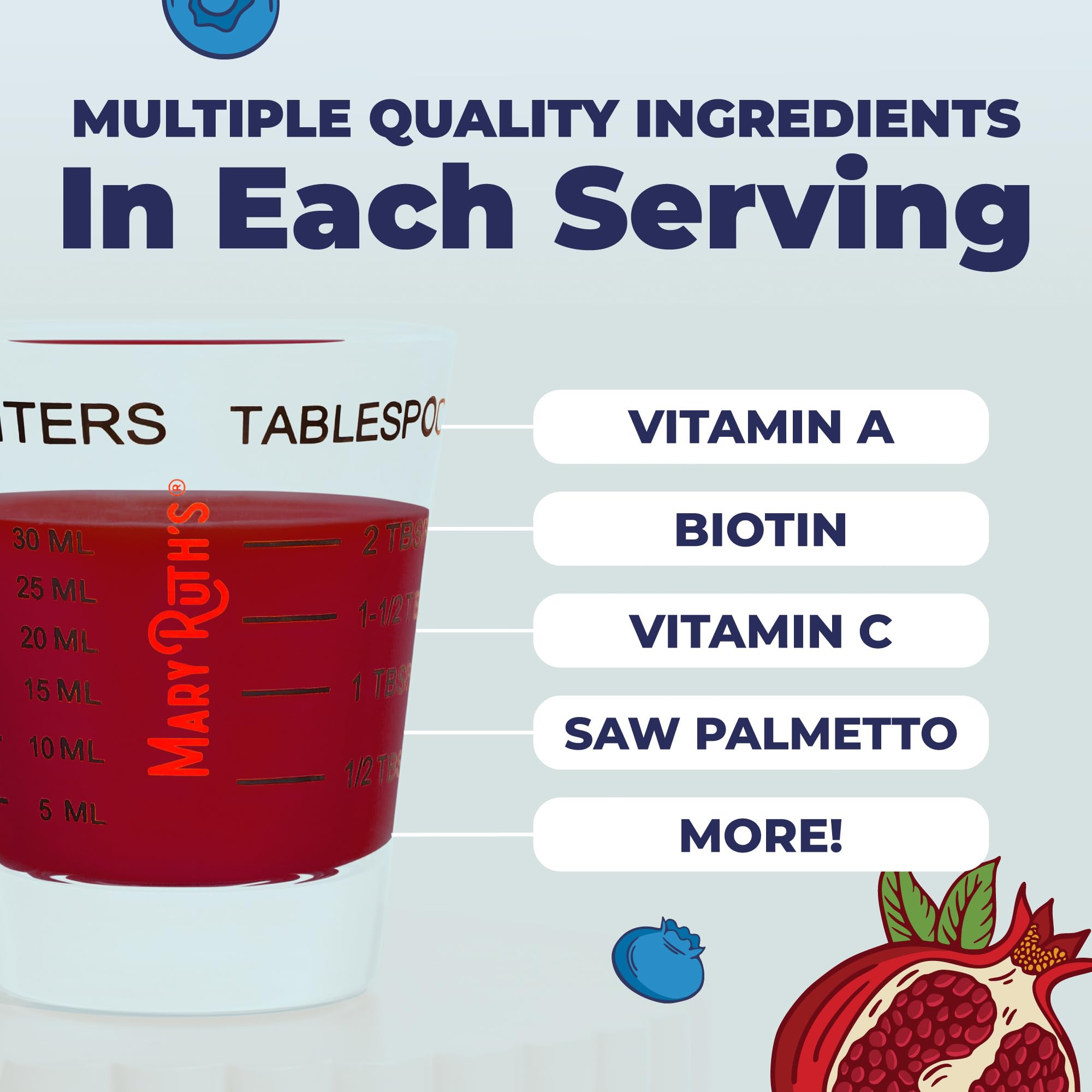Ingredients list image shows vegan, non-GMO and clean-label qualities of the formula.