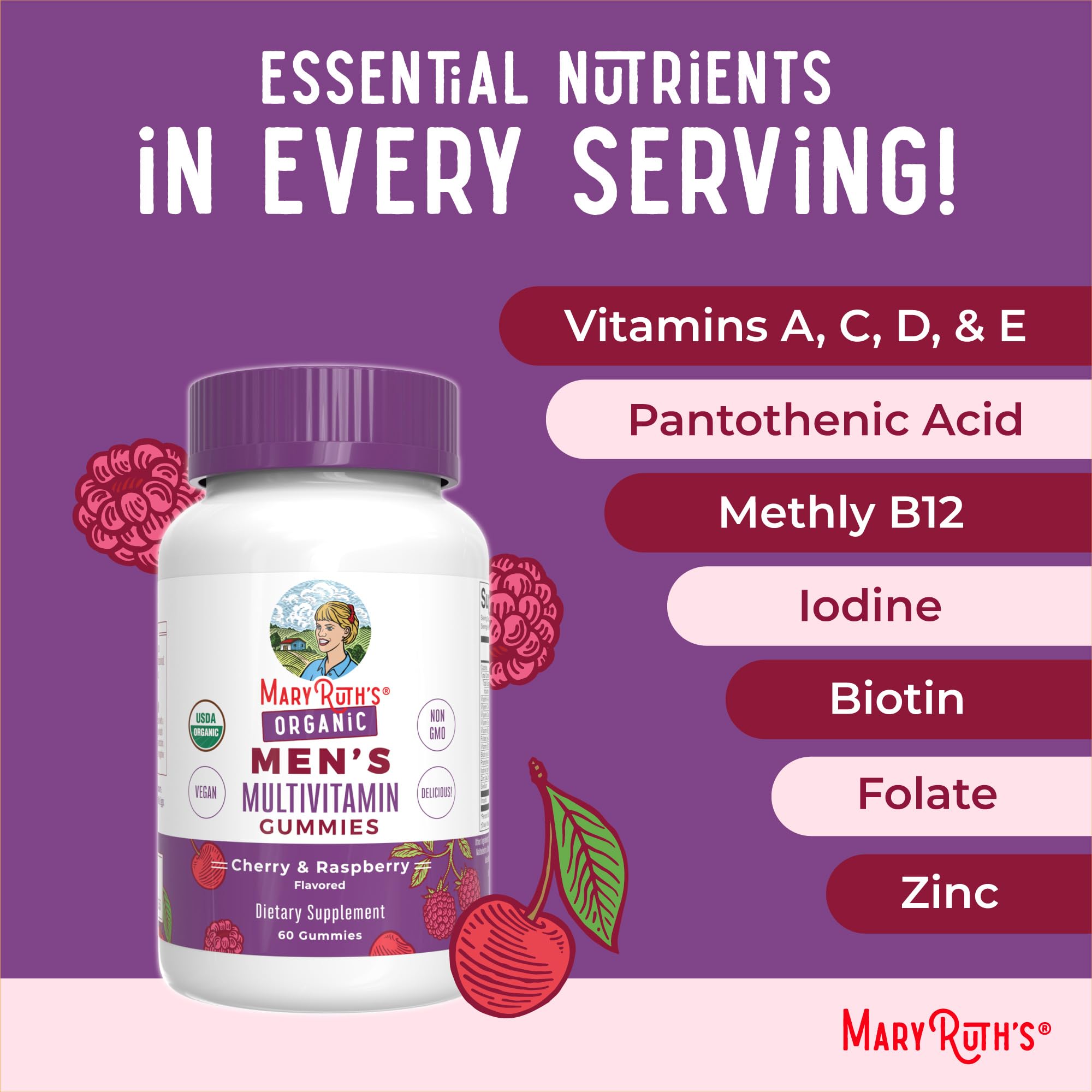 Two gummies daily as part of a simple daily routine with MaryRuth's.