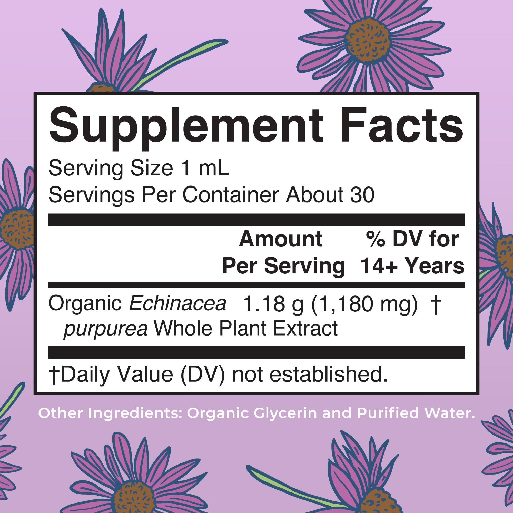 MaryRuth's Organics echinacea liquid dropper for precise dosing