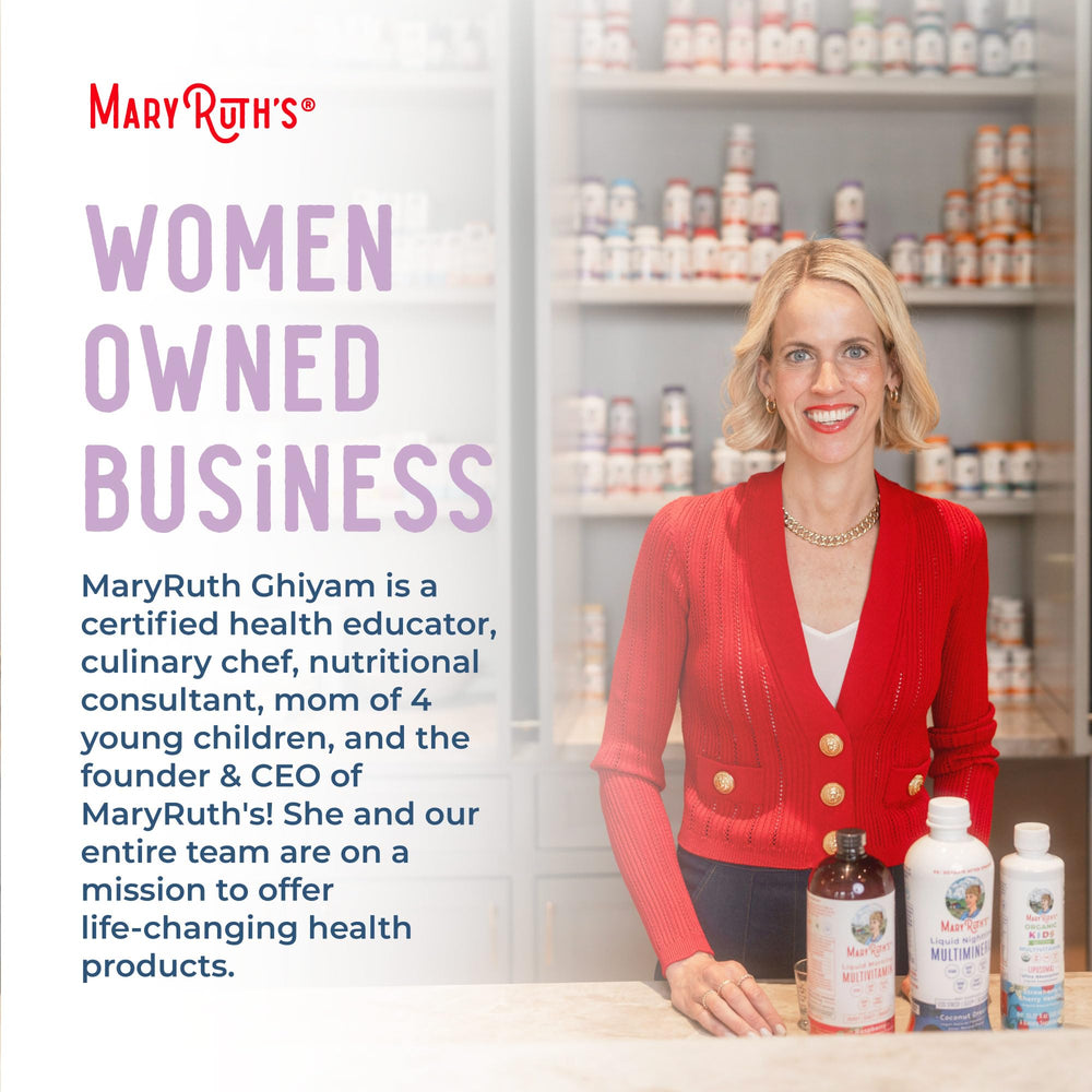 MaryRuth's Organics echinacea liquid packaging and label details for trust