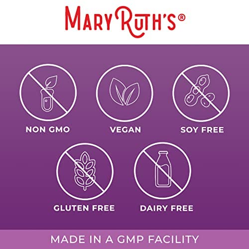 MaryRuth's bottle shows 60 servings per bottle.