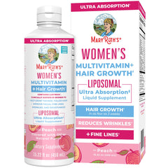 MaryRuth's Hair Growth Multivitamin bottle front for daily wellness.