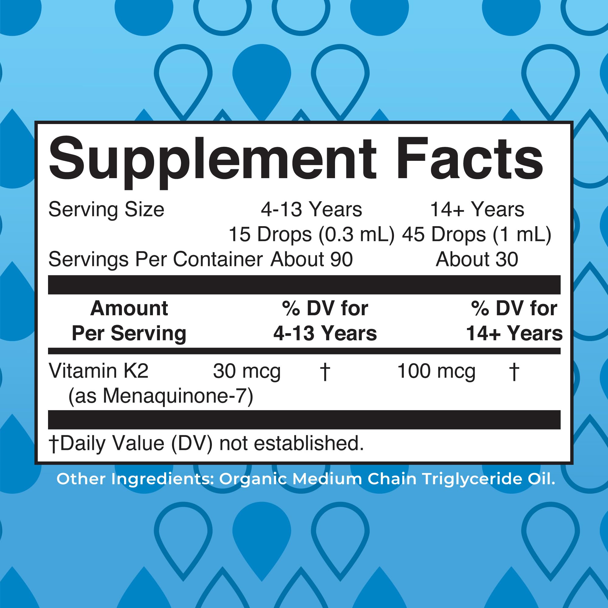 MaryRuth's K2 MK7 drops dropper-pour demonstrates simple daily dosing.