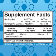 MaryRuth's K2 MK7 drops dropper-pour demonstrates simple daily dosing.
