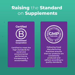 Label close-up of MaryRuth's Kids Immune Support Gummies highlighting organic ingredients