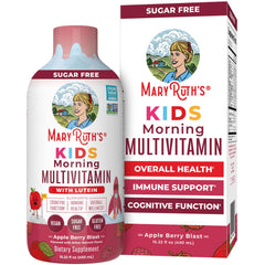 MARYRUTH'S Kids Liquid Morning Multivitamin bottle for easy daily nutrition.