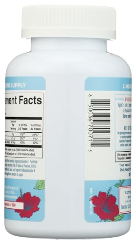 MaryRuth's Kids Magnesium Citrate Gummies hibiscus flavor closeup appealing to kids