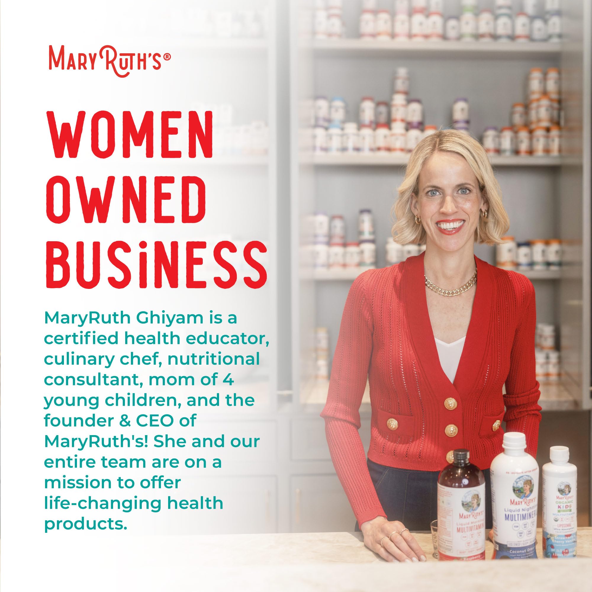 MARYRUTH'S Kids Nighttime Gummies packaging-clean-label emphasizes dairy-free, gluten-free, and allergen-friendly.