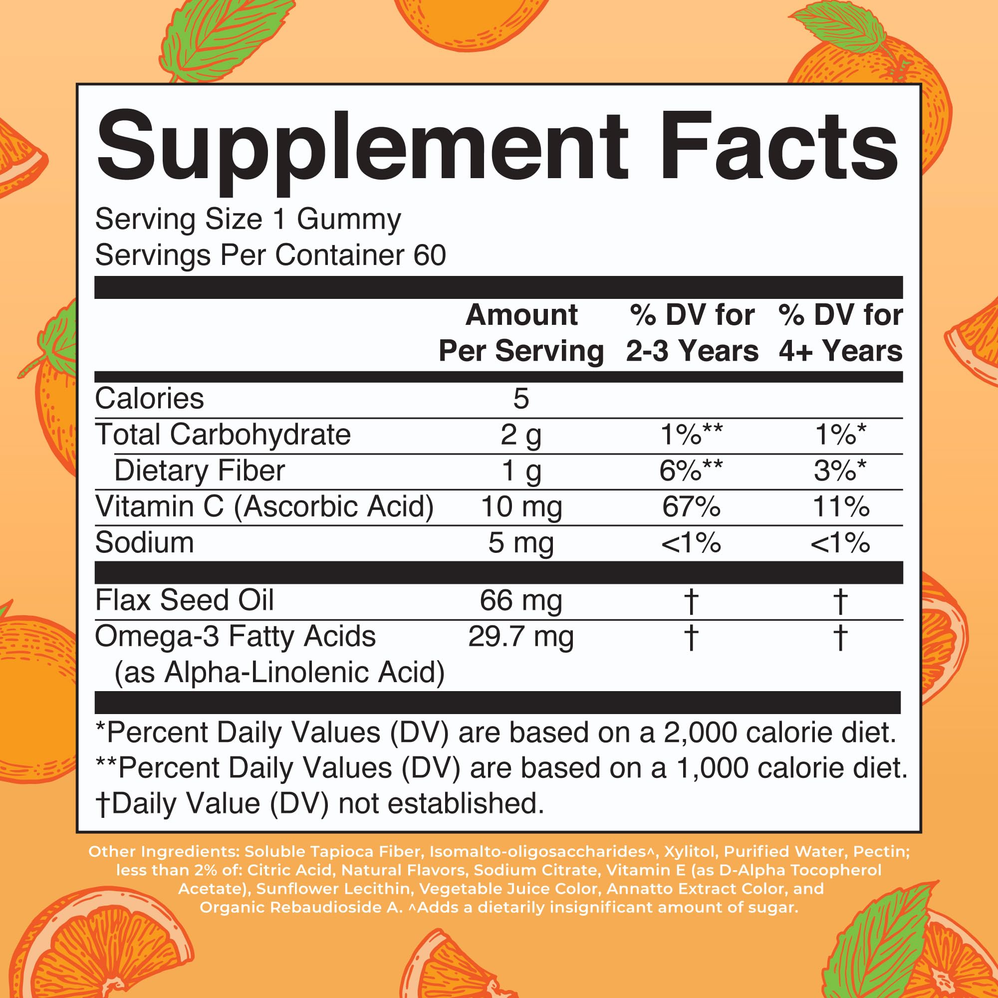MaryRuth's Kids Omega-3 Gummies being poured from the bottle for easy daily use.