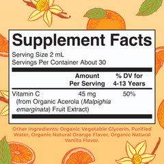 MARYRUTH'S drops dosing spoon shows 60 drops per serving for easy administration.