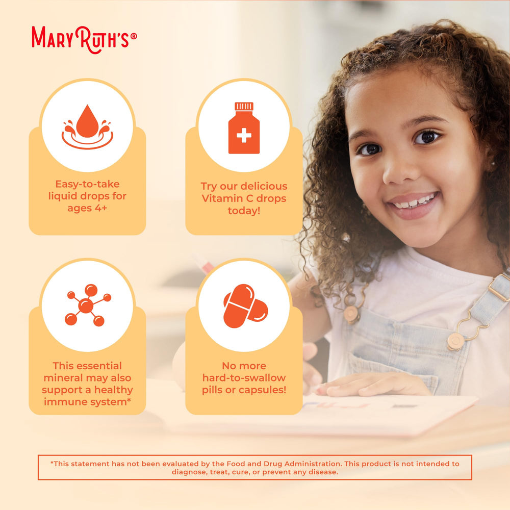MARYRUTH'S packaging shows dairy-free, nut-free, gluten-free attributes for families.