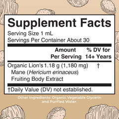 MaryRuth's Lions Mane dropper delivers precise daily dosing