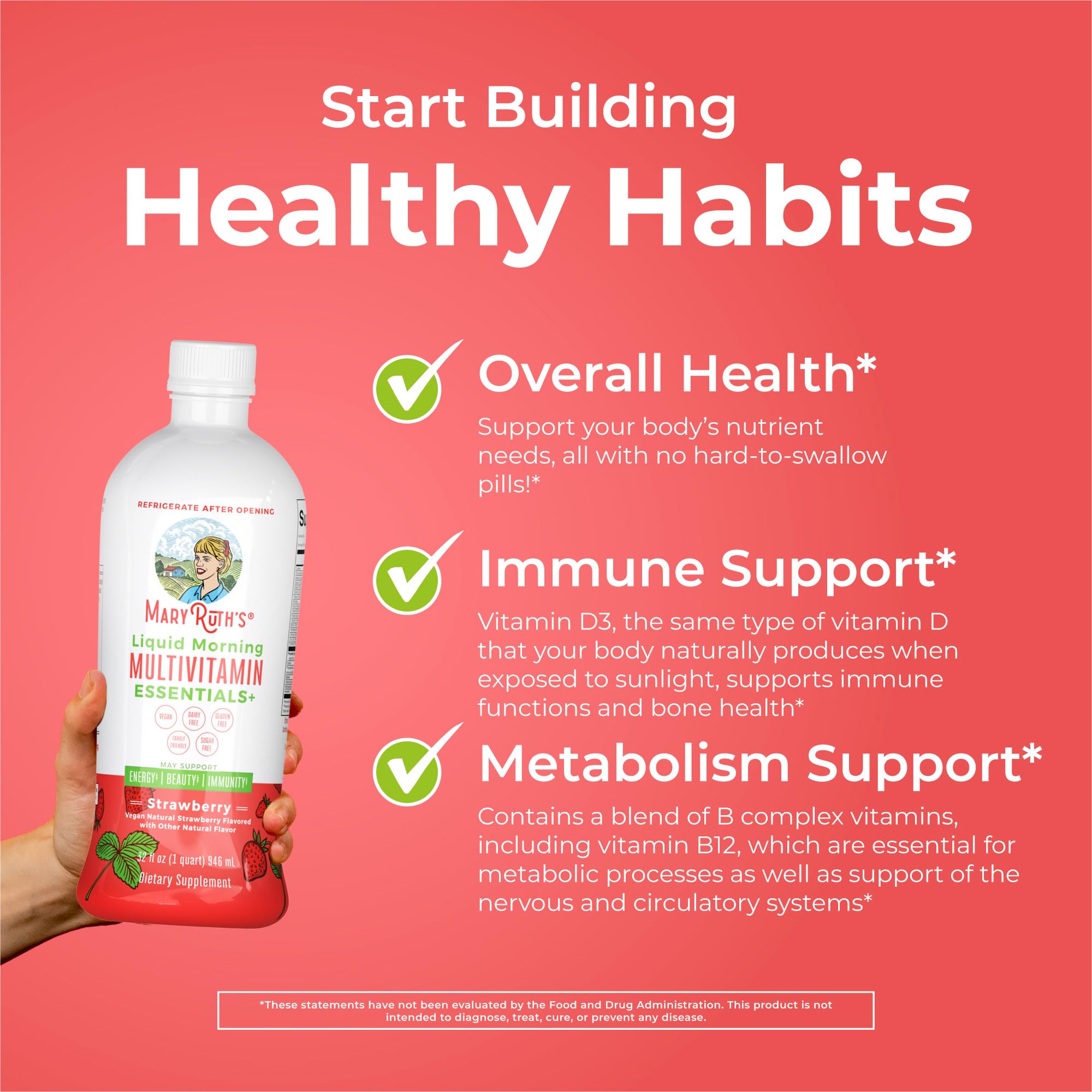 MaryRuth's Essentials+ elderberry ingredient on label for a natural immune-support blend