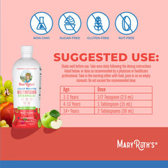 MaryRuth's Fruit Punch flavor liquid multivitamin mixed into a drink