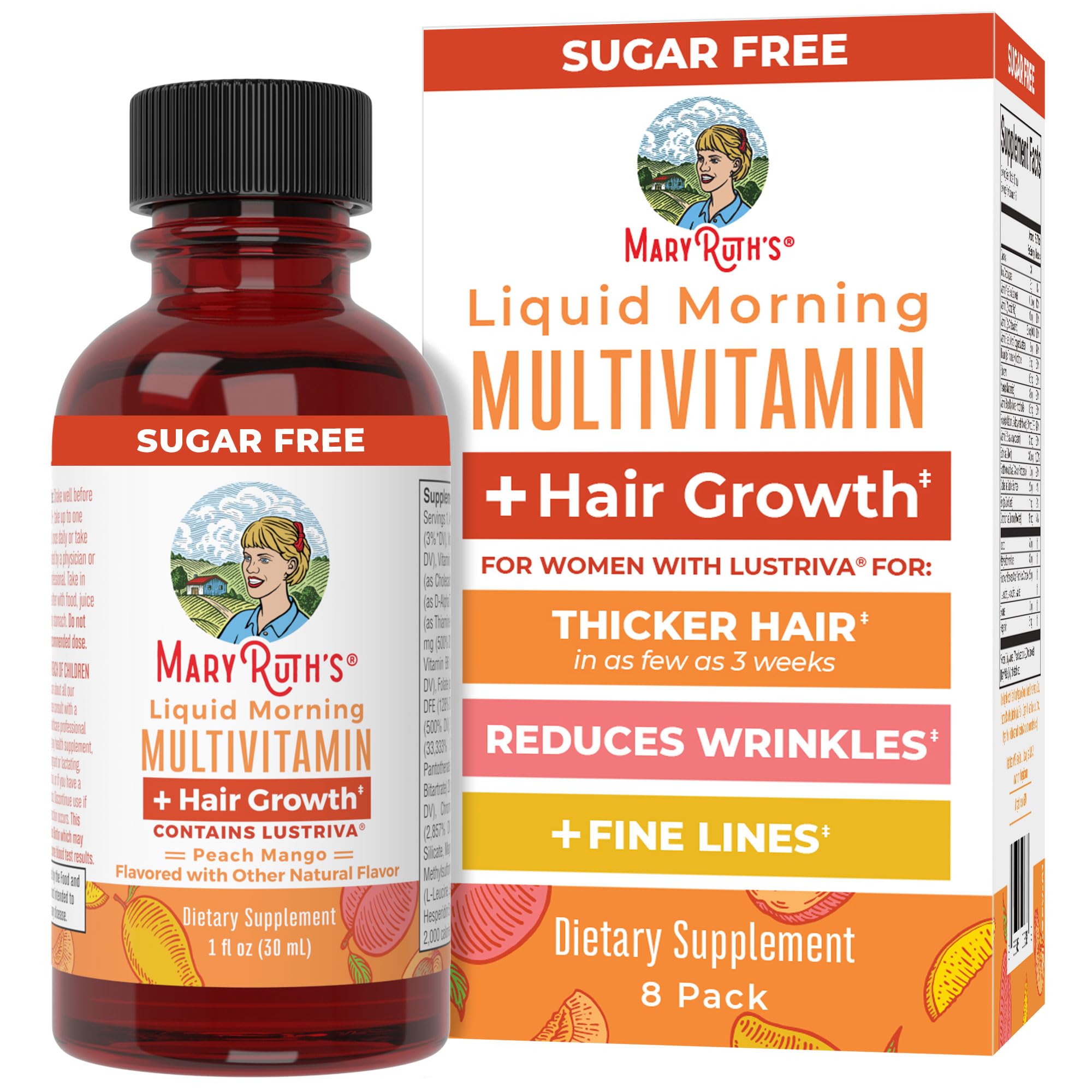 MaryRuth's liquid multivitamin bottle front for easy daily wellness.