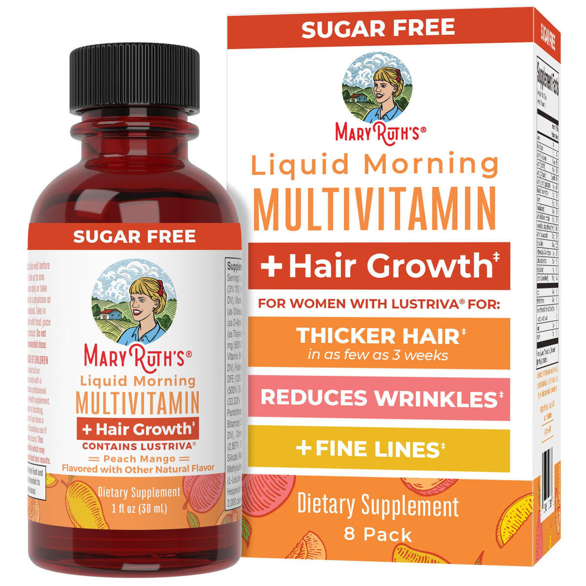 MaryRuth's liquid multivitamin bottle front for easy daily wellness.