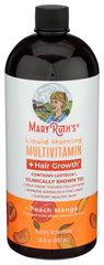 Glass of MaryRuth's liquid multivitamin ready for a morning routine, supporting daily wellness.
