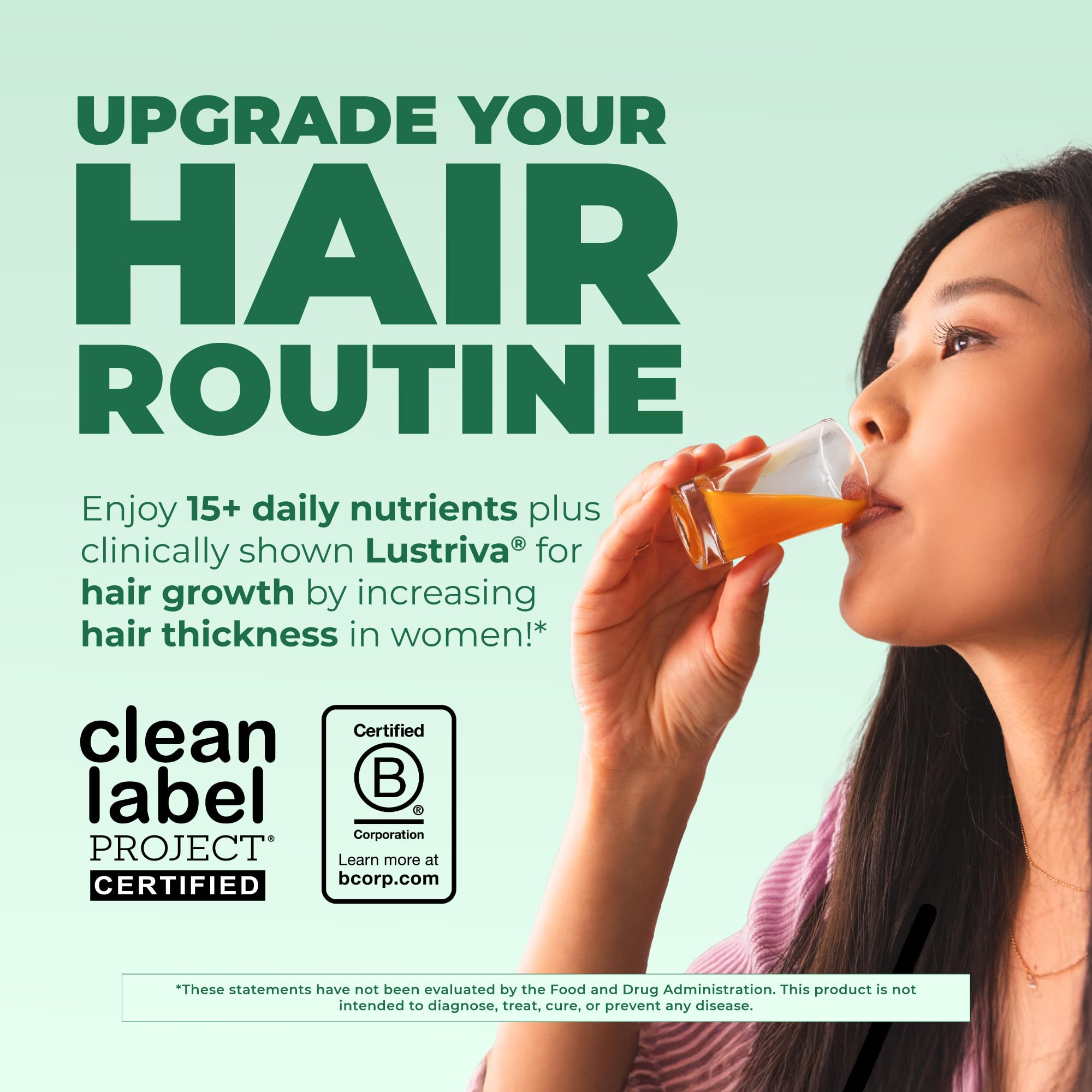 MaryRuth's liquid multivitamin being poured for easy daily use