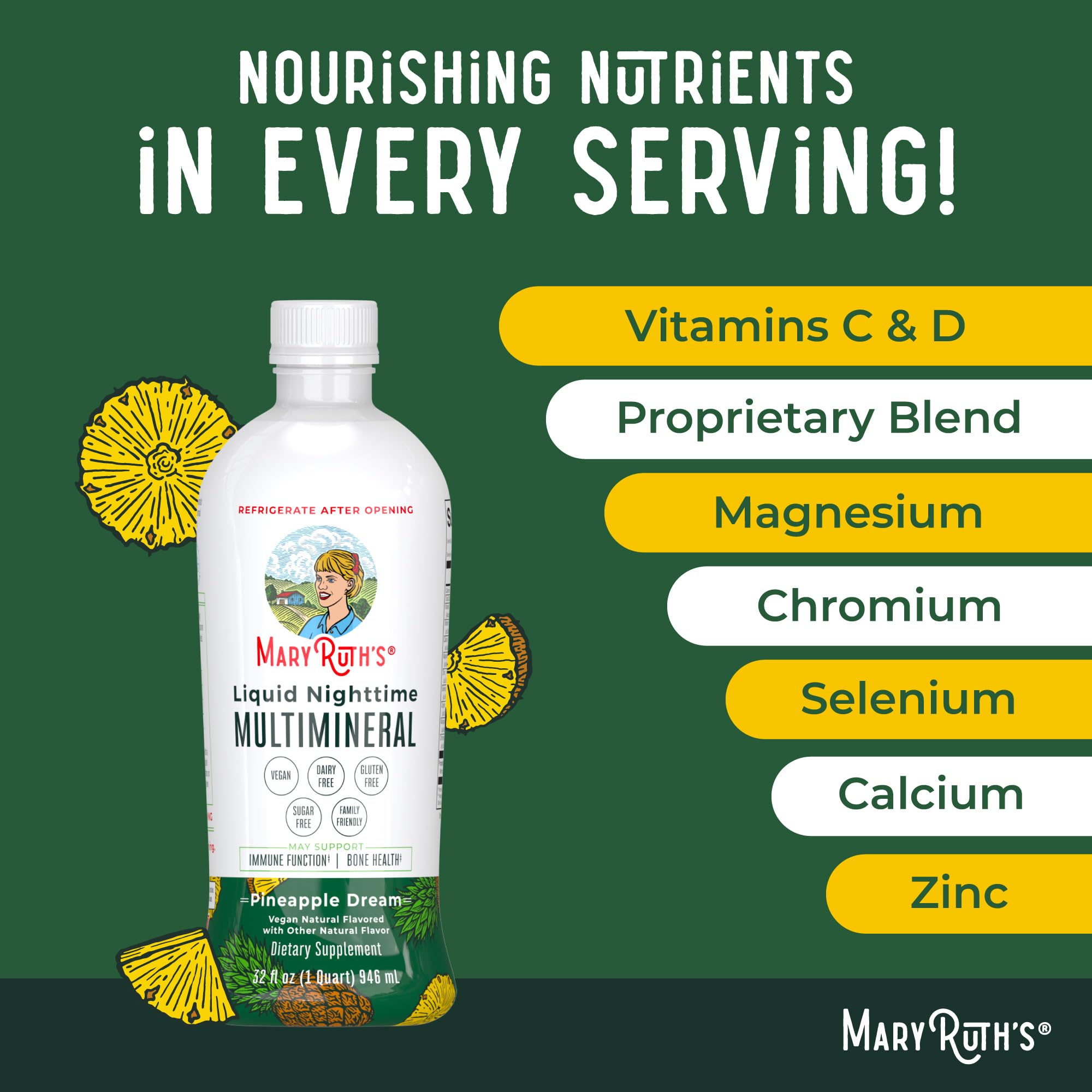 MaryRuth's Extra Strength Lemonade Dream flavor for a bolder citrus option