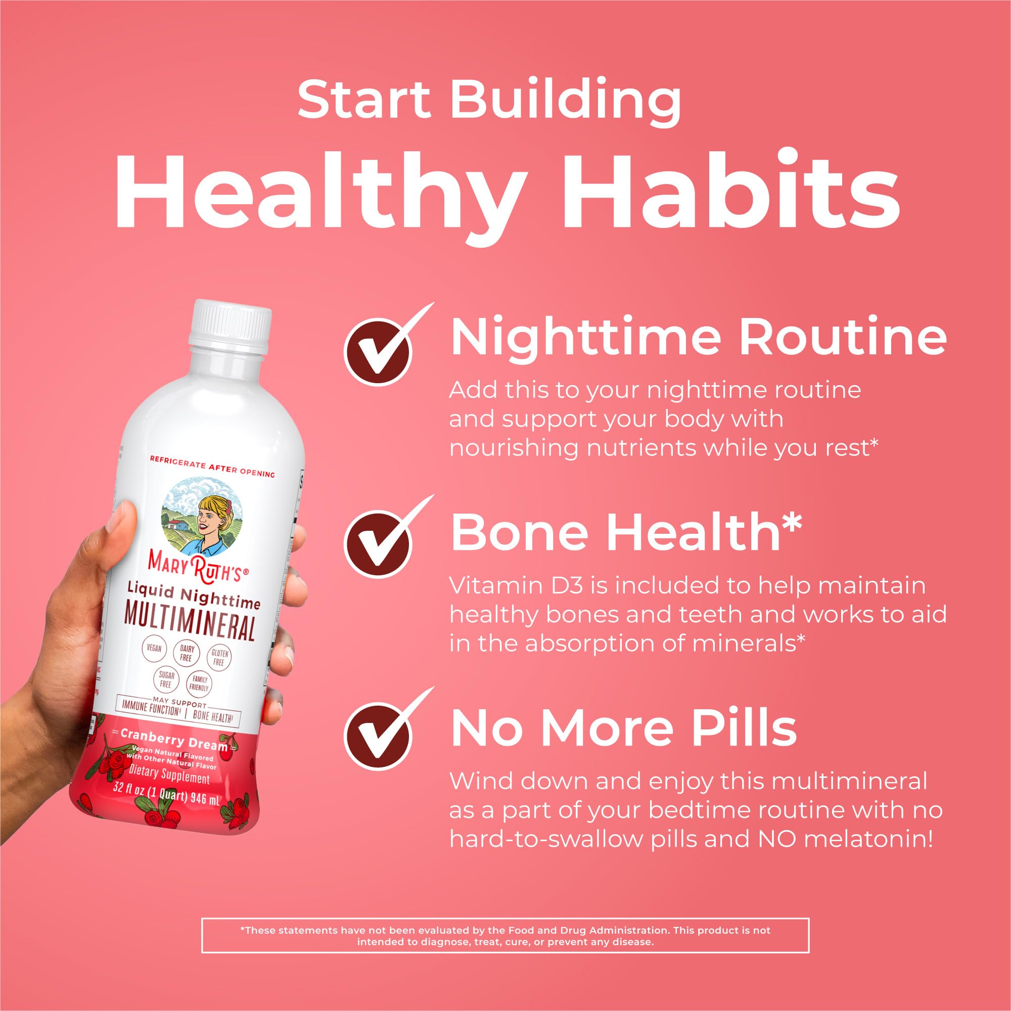 MaryRuth's Lemonade Dream extra strength flavor provides a bold, dairy-free option for nights