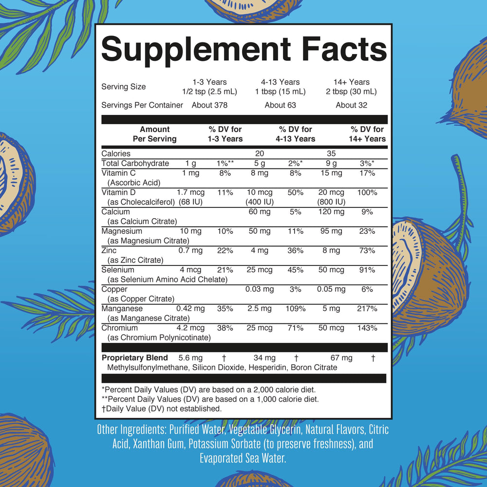 MaryRuth's Pineapple flavor being poured supports nightly mineral intake.