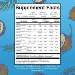 MaryRuth's Pineapple flavor being poured supports nightly mineral intake.