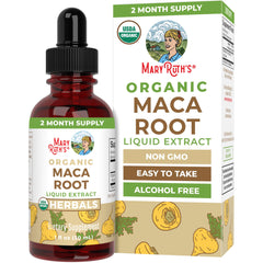 MARYRUTH'S Maca Root Liquid Drops bottle for easy daily use in water or directly