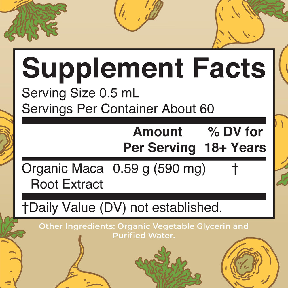 MARYRUTH'S Maca Root Liquid Drops dropper enables precise dosing in daily routines