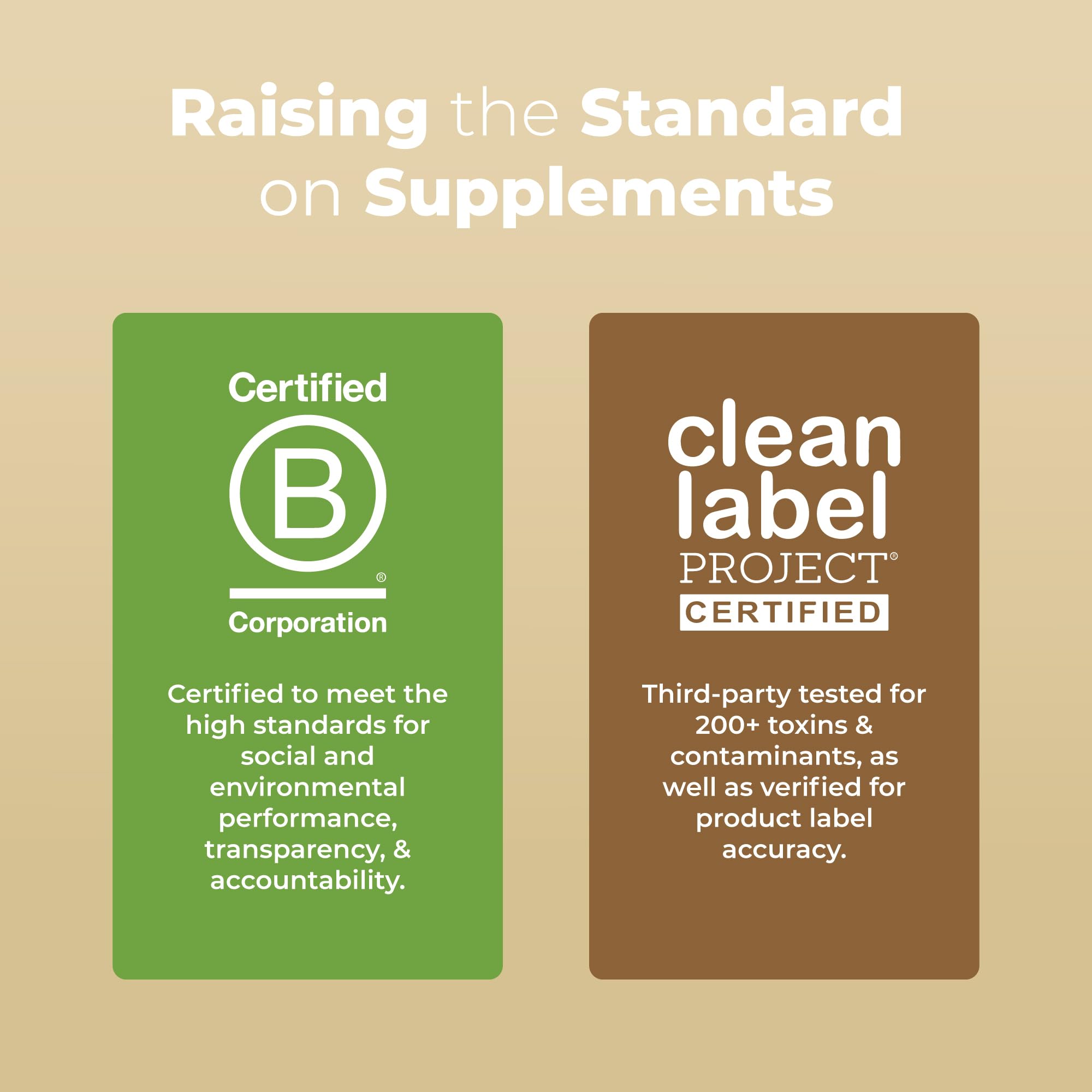 Ingredients panel shows organic glycerin and purified water in the drops