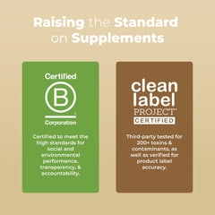 Ingredients panel shows organic glycerin and purified water in the drops