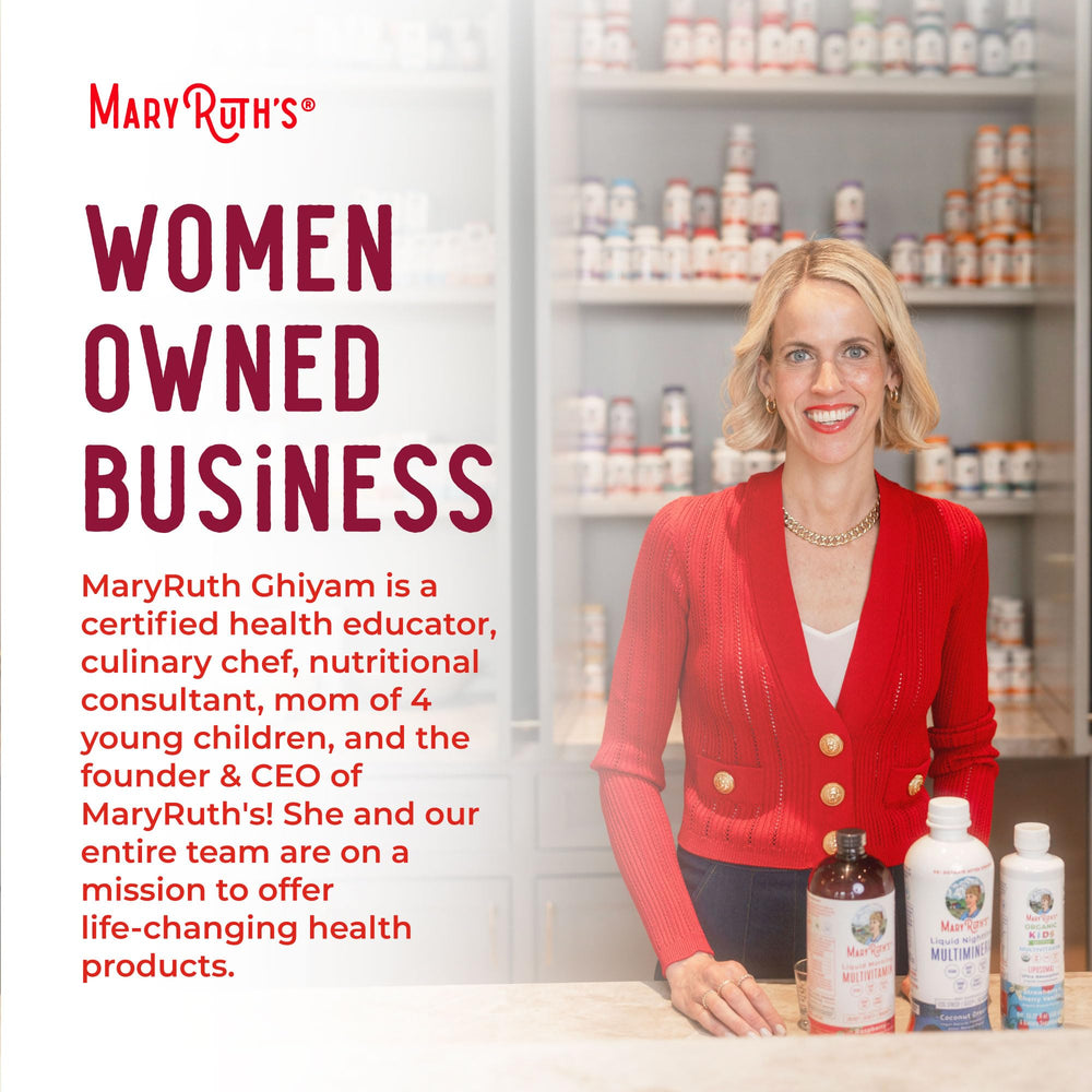 MaryRuth's Men Multivitamin product shot signals immune-support potential.