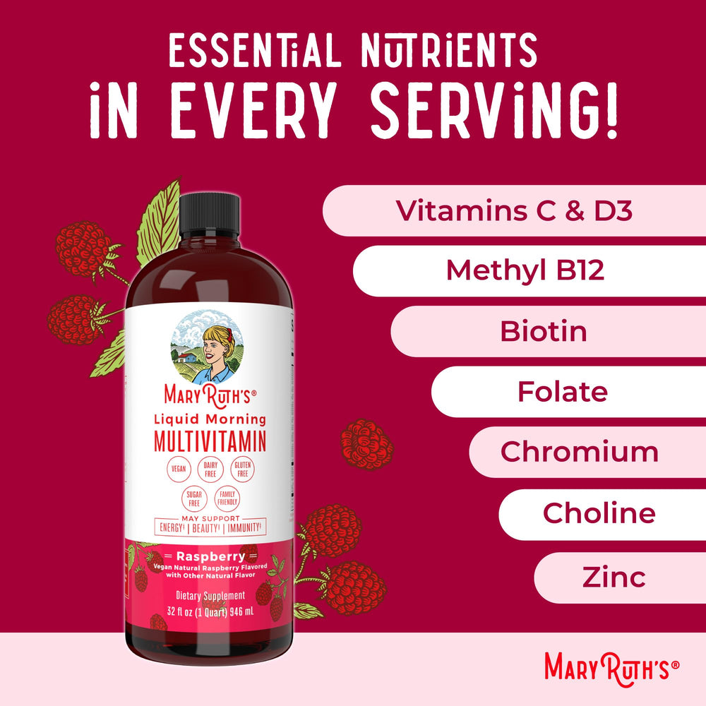 MaryRuth's Vegan non-GMO multivitamin option for daily nutrition