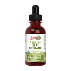 MaryRuth's Oregano Oil Drops bottle close-up showing organic formula for daily wellness