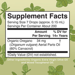 MaryRuth's Oregano Oil Drops dropper pouring into water for easy dilution