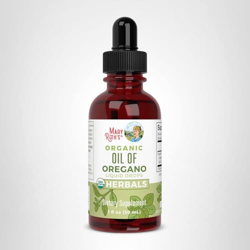 MaryRuth's Oregano Oil Drops measuring dropper for precise use