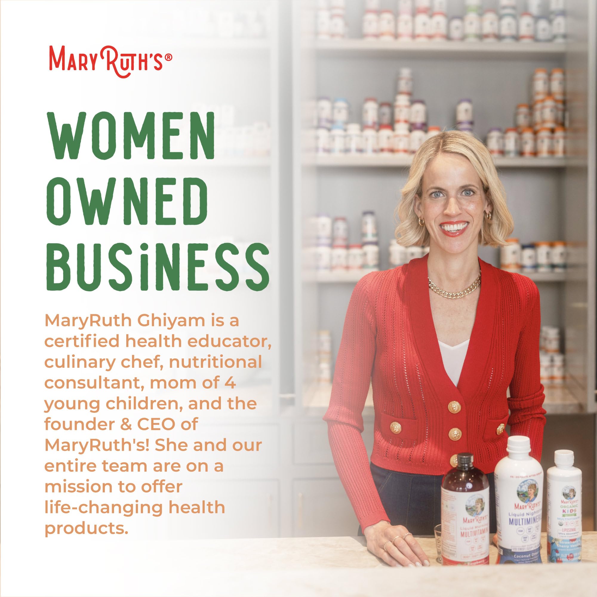 MaryRuth's Alcohol-Free Fenugreek Extract for clean-tasting daily use.