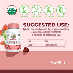 MARYRUTH'S gummies with vegan pectin base for clean tasting chew
