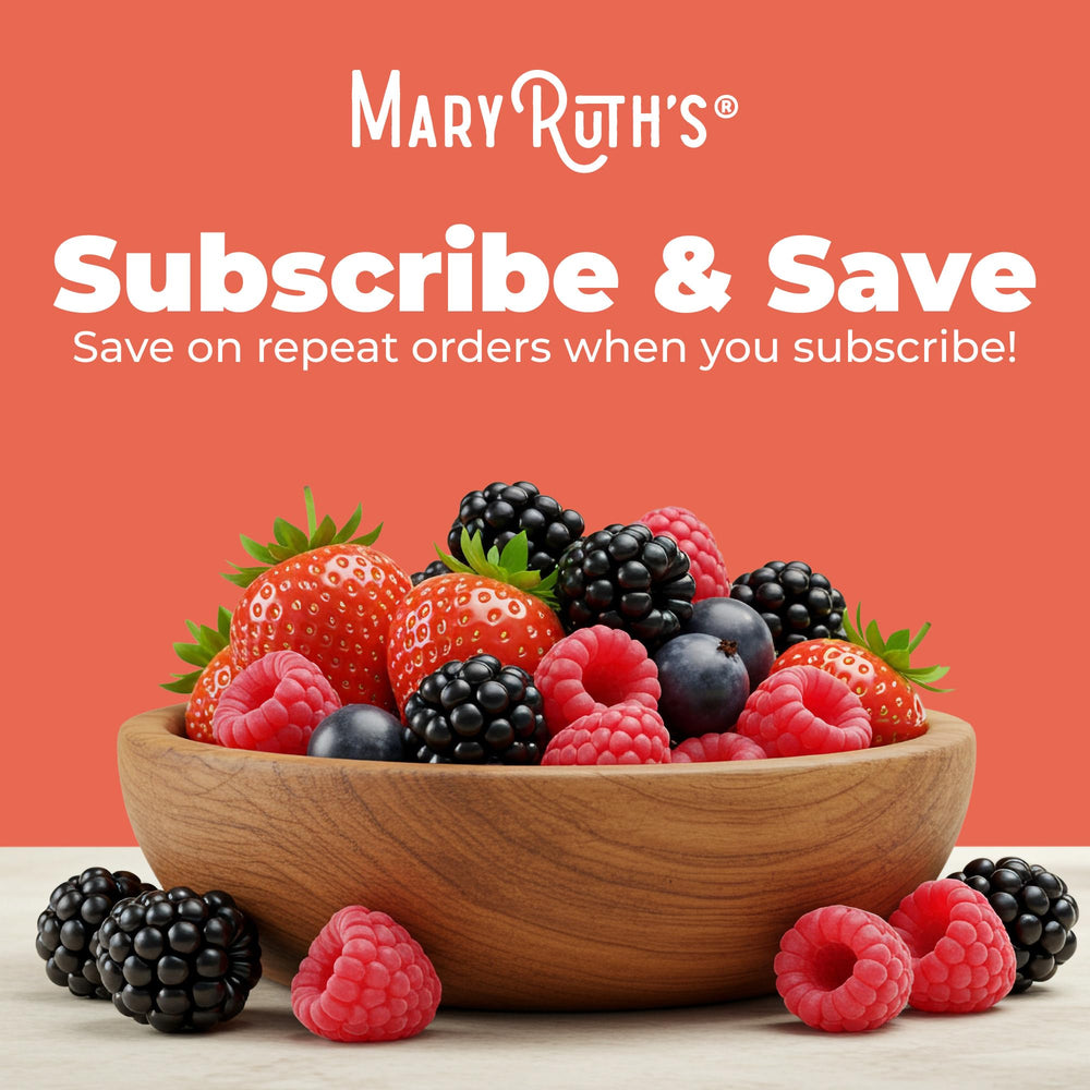 MARYRUTH'S label emphasizes USDA Organic and Non-GMO purity.