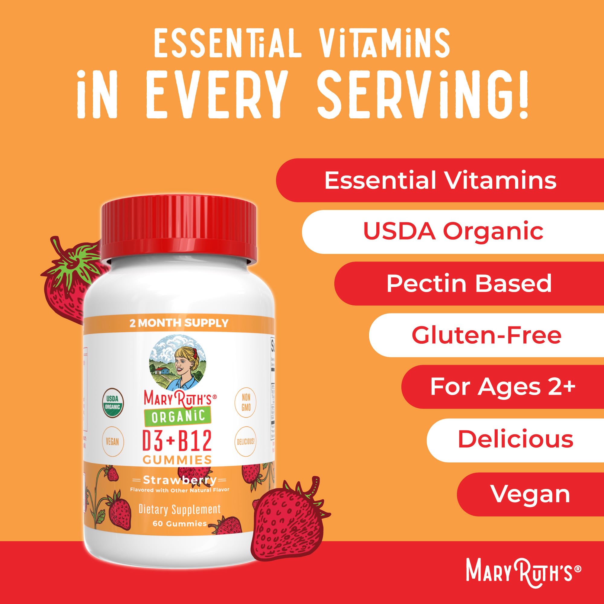 MaryRuth's bottle shows 60 servings for a two-month supply
