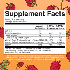MaryRuth's strawberry flavored gummies pack for convenient vegan nutrition