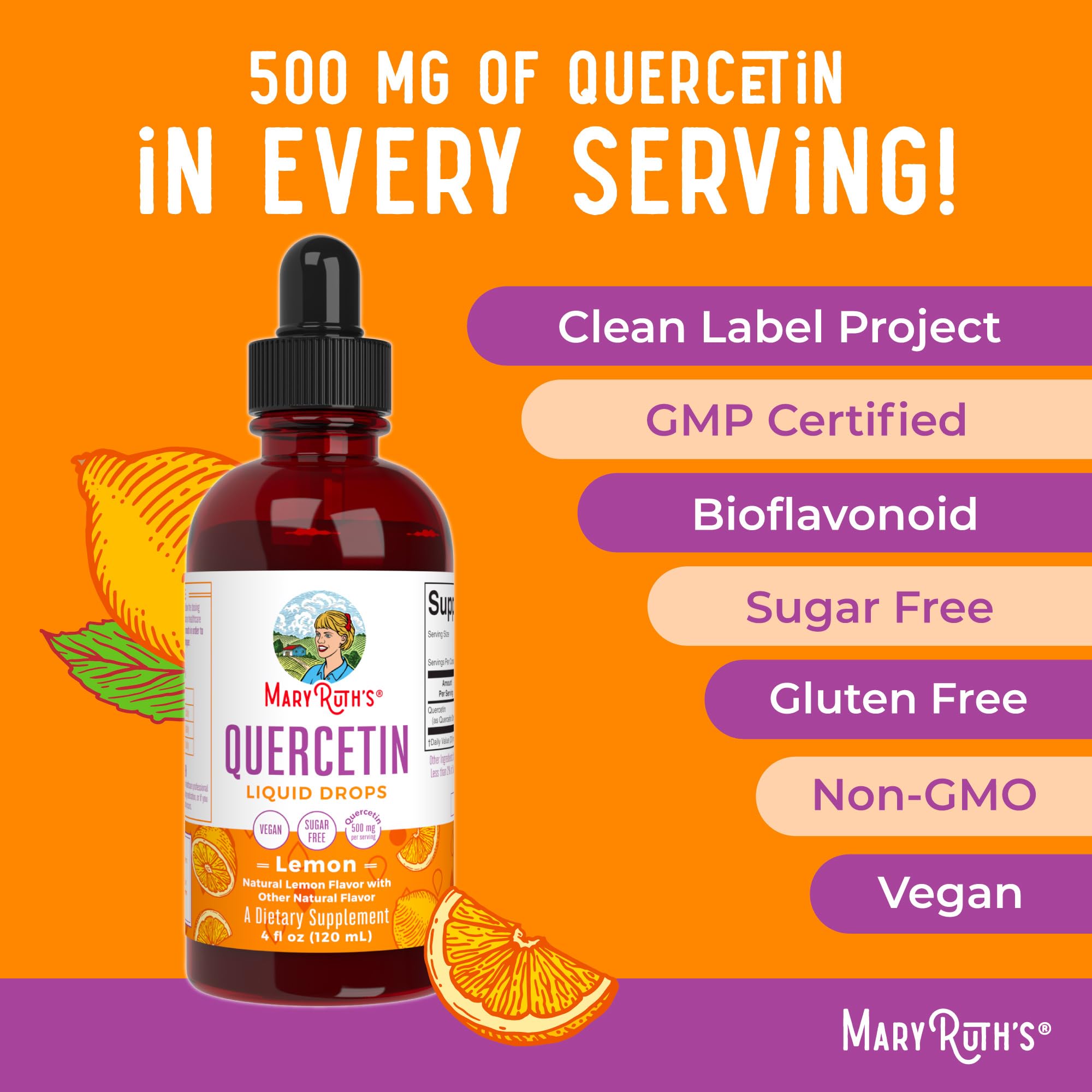 Adult using Quercetin Drops as part of daily routine.