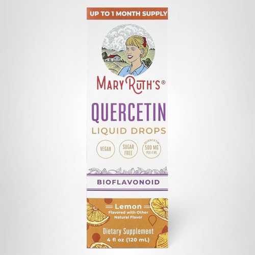 Non-GMO badge shown on MaryRuth's Quercetin Drops packaging.