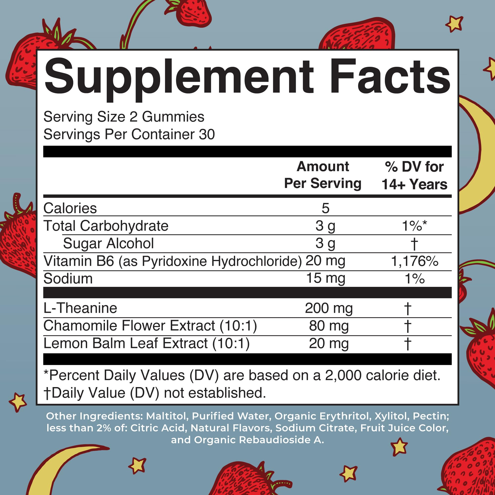 MARYRUTH'S Sleep Gummies jar view highlights convenient vegan sleep aid.
