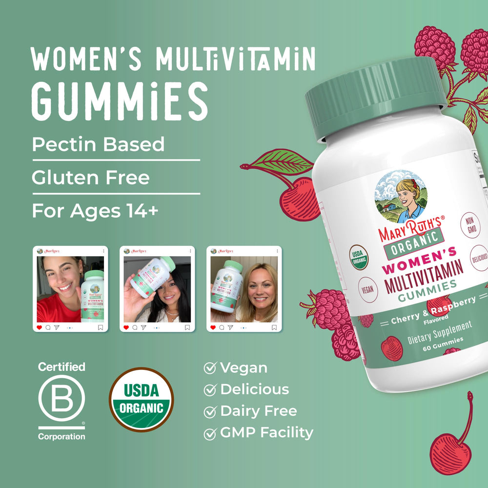 MaryRuth's product information references a GMP-certified facility.