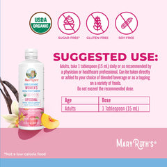 MaryRuth's ingredients label emphasizing vegan non-GMO composition