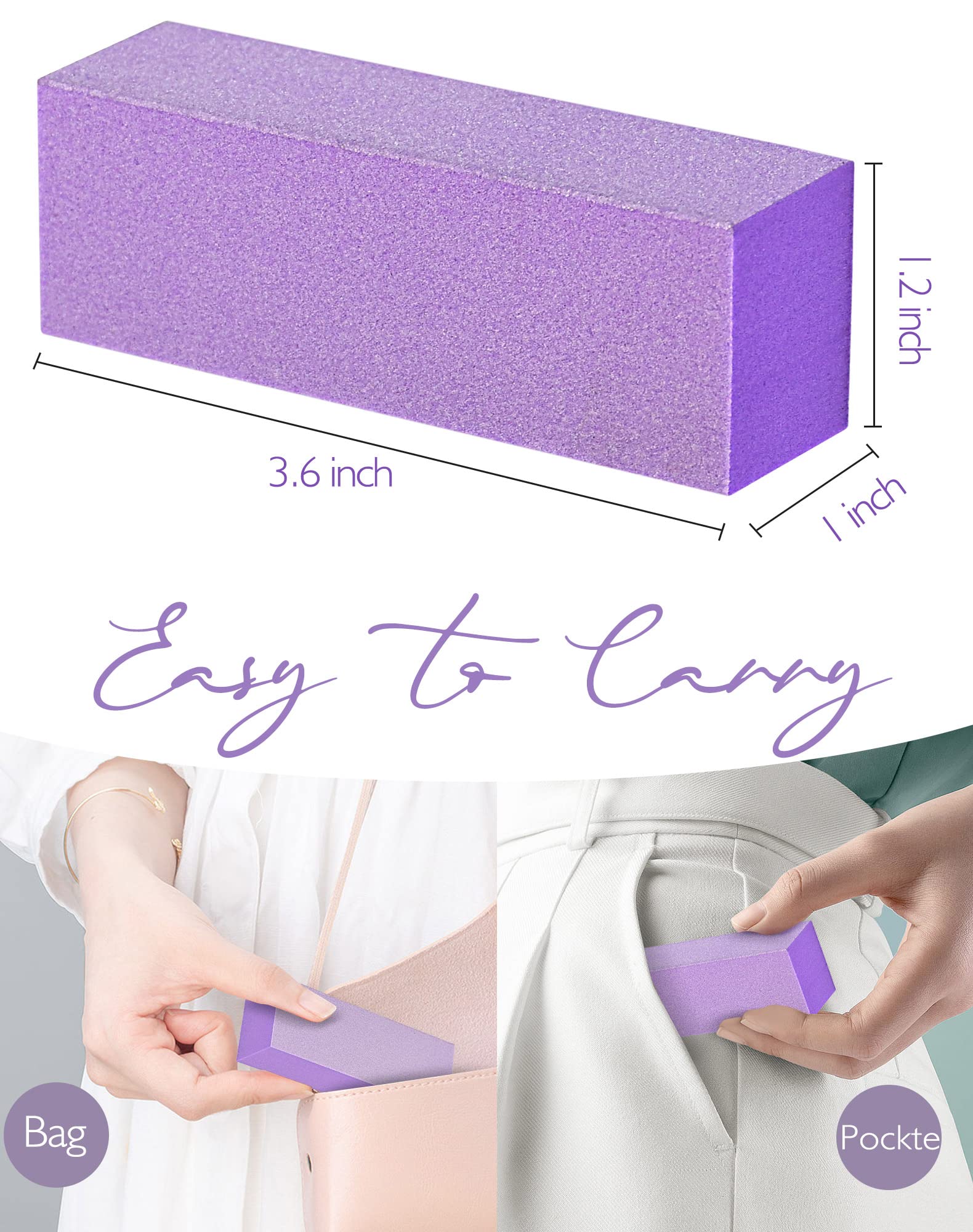 At-home manicure setup with Maryton buffer block and tools